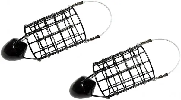 Beperkte Voorraad Behr Stainless Steel Black Bullit Feeder, 2 stuks! 20 gr