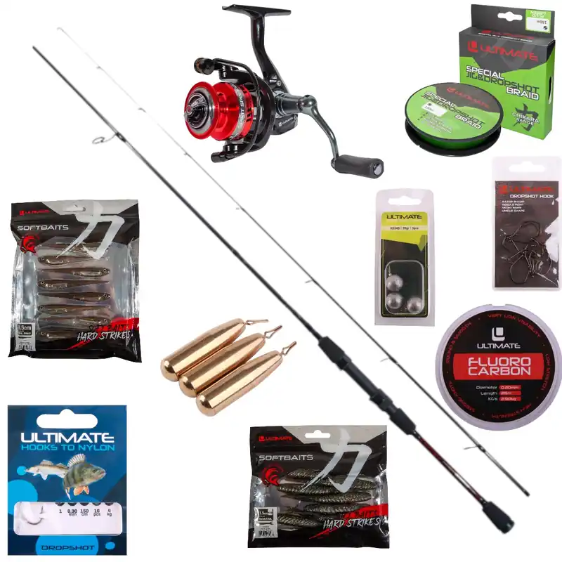 Ultimate Light Jig & Dropshot Set 1.90m (3-12g) Betaalbaar