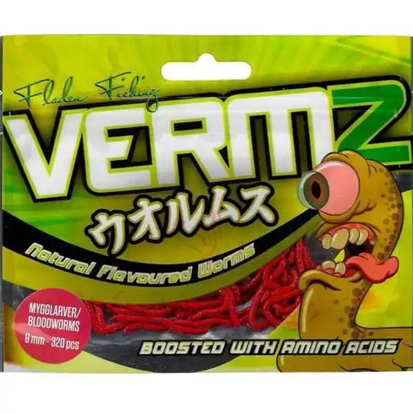 Speciale Aanbieding Fladen Vermz Bloodworm 0,9cm 'Natural Red' (320 stuks)