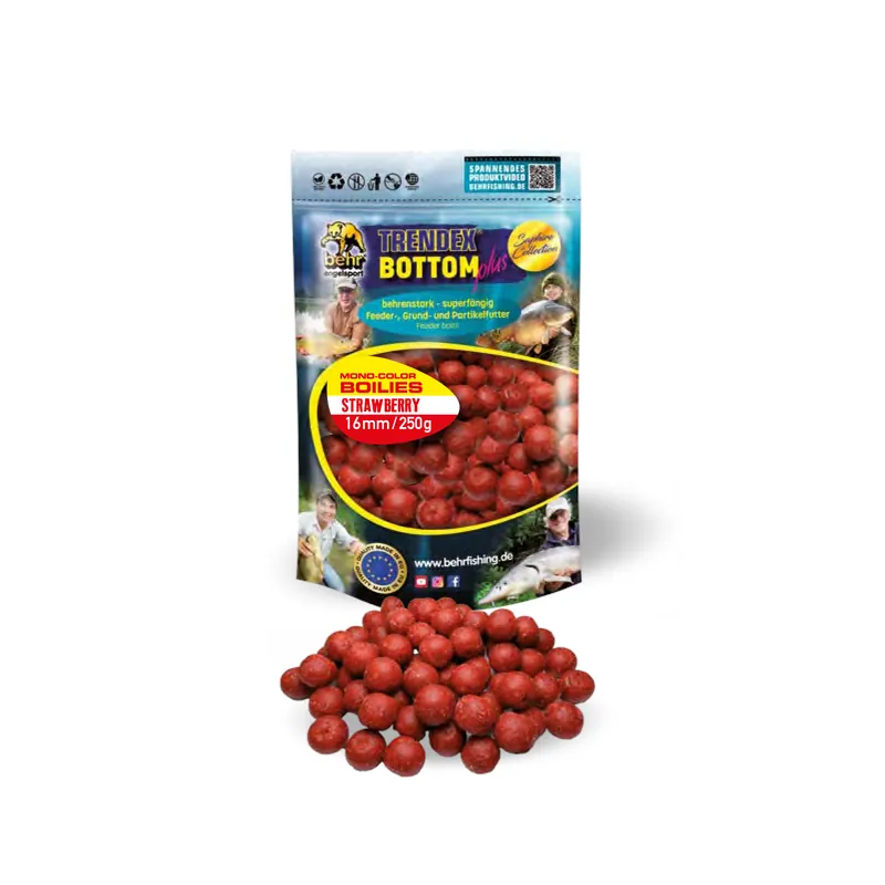 Actieprijs Behr Trendex Mono-Color Boilies Strawberry (250g) 16mm