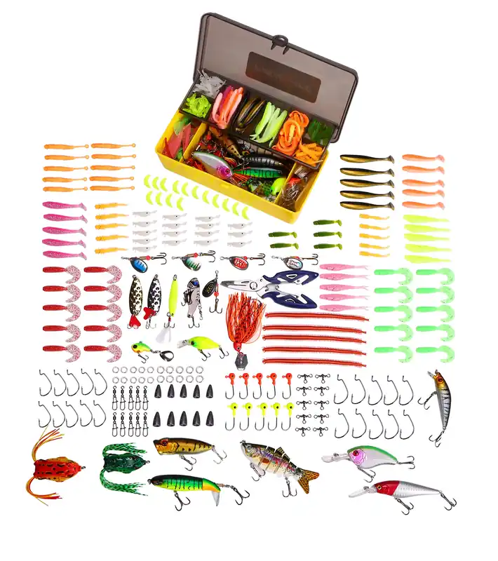 Fish4All Multi Lure Box Hard, Soft & Metal + Pliers (212pcs) Hete Deal