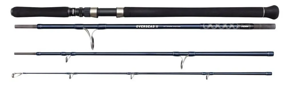 Penn Overseas II Offshore Casting Strandhengel (4-Delig) 2.7m (150g) Uitverkoop