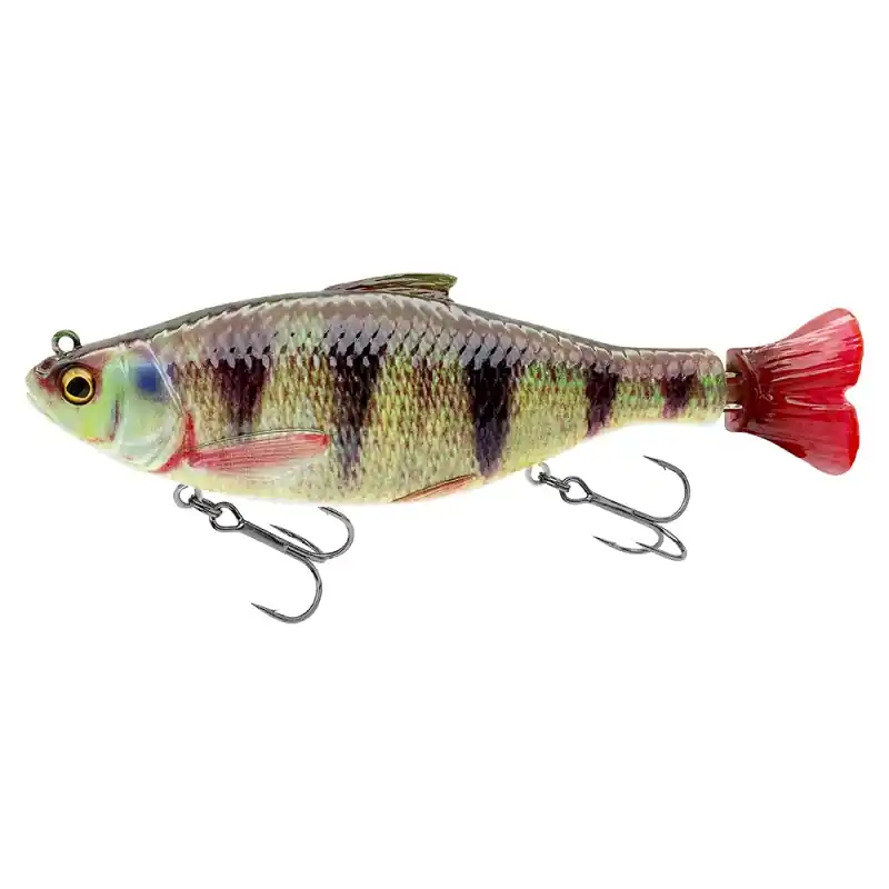 Savage Gear 3D Hard Pulsetail Roach 13,5cm 40gr Slow Sinking (met ratel) Firetiger Exclusieve Aanbieding