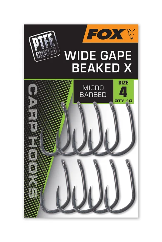 Fox Wide Gape Beaked X Karperhaak (10 Stuks) 2 Aanbieding