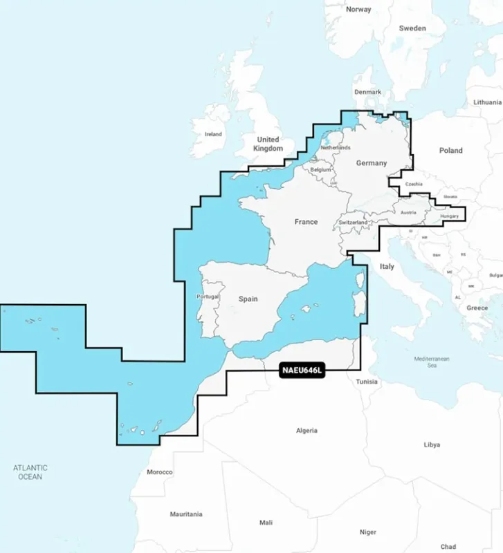 Garmin Europa & Midden En West Waterkaarten Bestseller