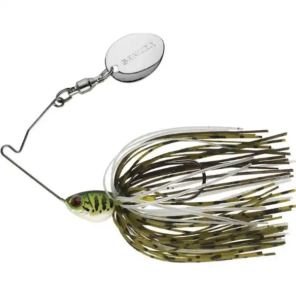 Sakura Monarc Micro Spinnerbait 02 (White & Chart) Favoriet