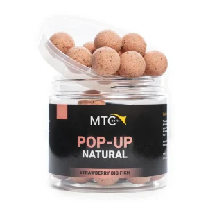Meest Verkocht MTC Baits Pop-Up Natural Strawberry Big Fish 16mm