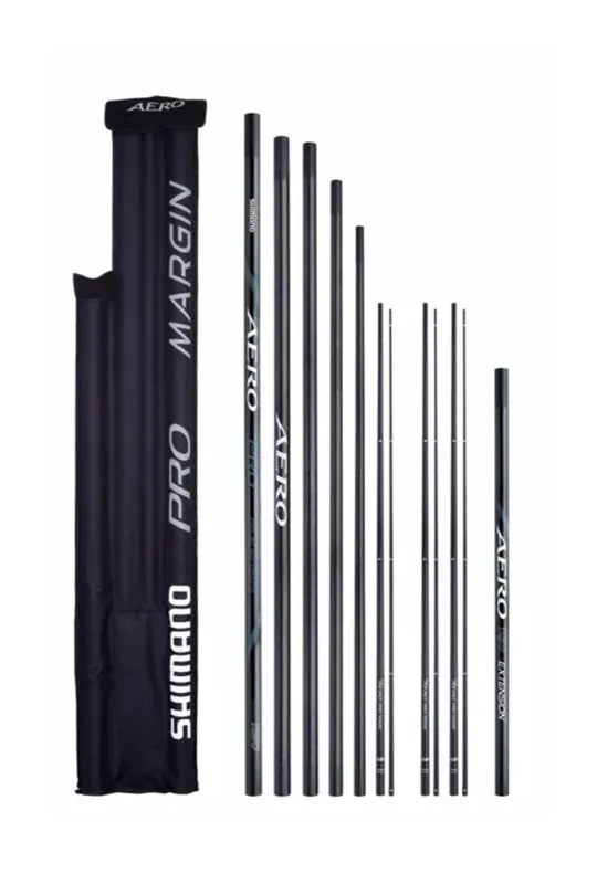 Shimano Aero Pro Margin Pole Vaste Hengel Pack 11.5m Populair