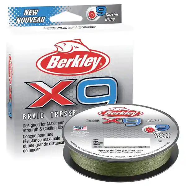 Bestel Nu Berkley X9 Braid 150m Crystal