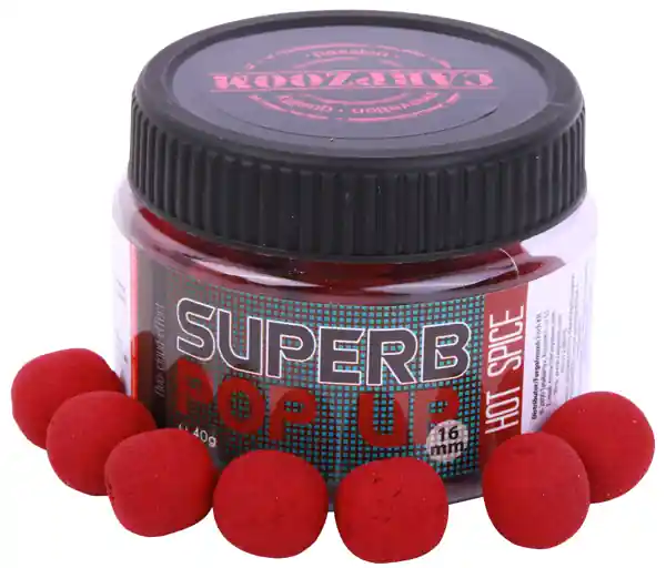 Carp Zoom Superb Pop Up 16mm 40g Banana-hemp Direct Verzonden