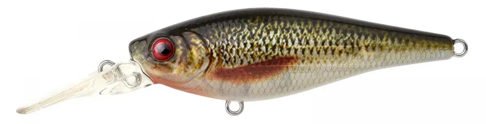 Spro Ikiru Shad LL 7,0cm 11gr Suspending 2m Fire Tiger Rechtstreeks Van De Fabrikant