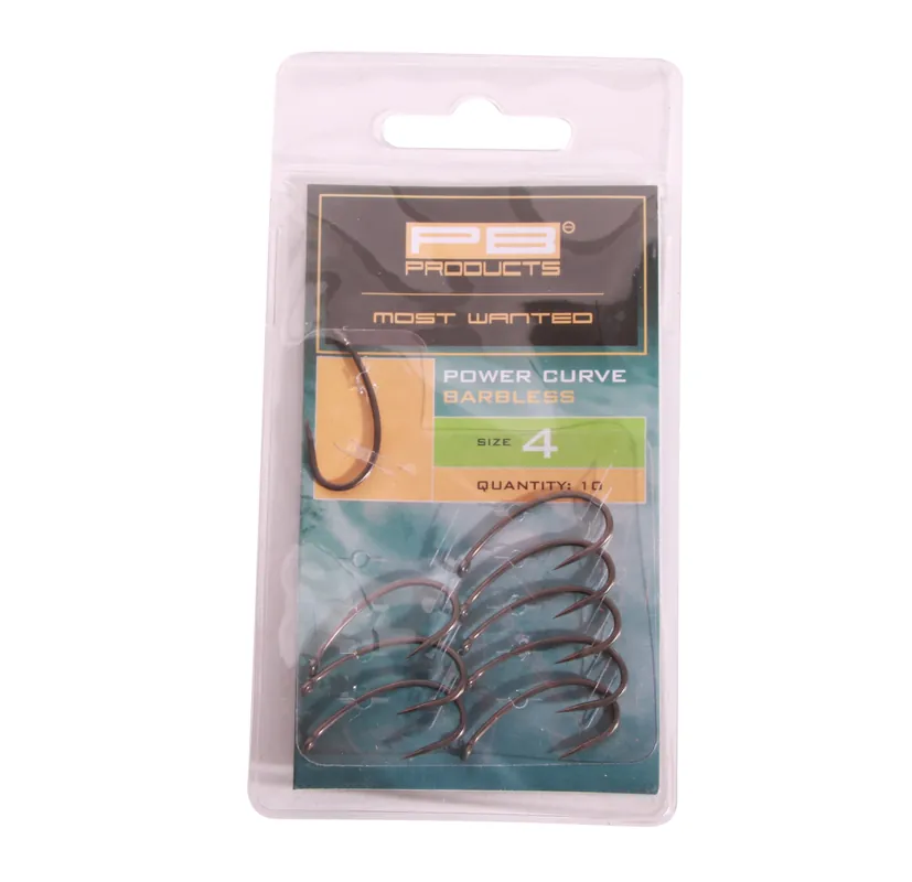 Weekendaanbieding PB Products Power Curve Hook PTFE Weerhaakloos (10 stuks) 4