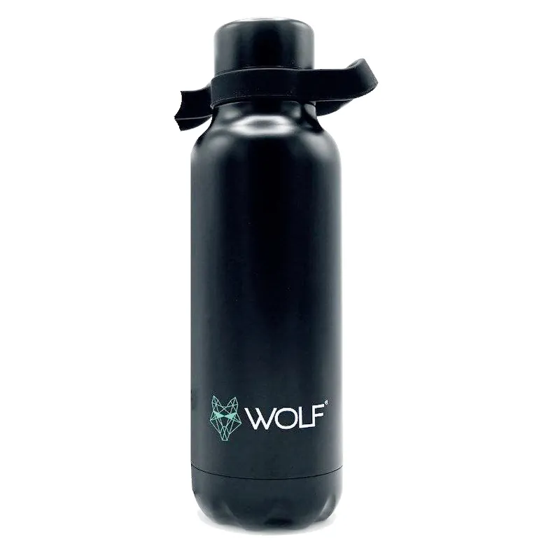 Goedkoop Wolf Flask 750ml Black Thermosfles