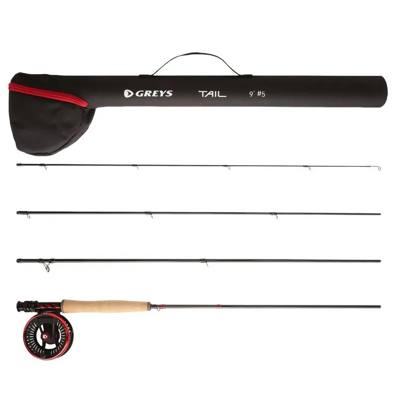 Greys Tail Combo Vliegvishengel Set 9ft (6wt) Voordeelprijs