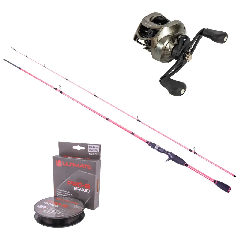 Ultimate Princess Baitcaster Set 2.00m (10–30g) Op = Op