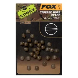 Beperkt Aanbod Fox Edges Camo Tapered Bore Bead 30 stuks 4mm