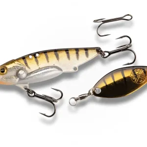 Seizoensaanbieding LMAB Köfi Techno Vibe Spinnerblade Bladpilker 25g Real Perch