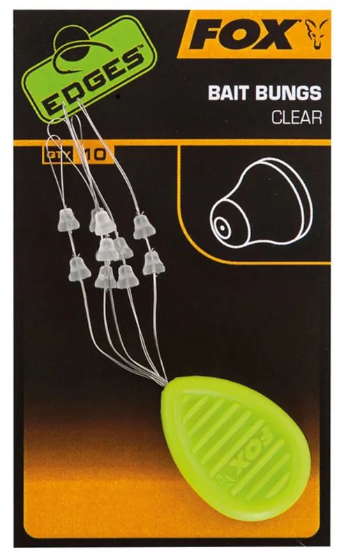 Fox Bait Bungs 'Clear' (10 stuks) Uitverkoop