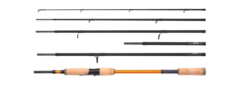Koop Vandaag Shimano STC AX Spinning Multi Length Reishengel (6-Delig) 2.40-2.70m (3-14g)