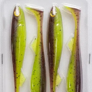 Beperkt Aanbod Fox Rage Slick Shad Ultra UV Green Pumpkin 7cm 5pcs