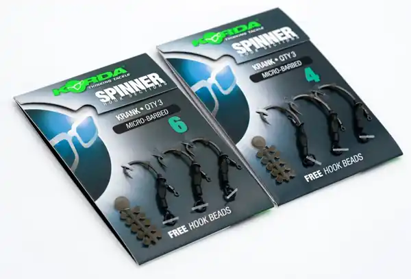 Korda Spinner Hook Sections Krank, 3 stuks! 4 Premium