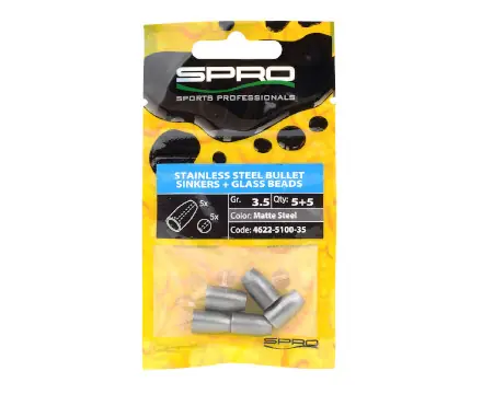 Lage Kosten Spro Stainless Steel Bullet Sinkers 1.8g