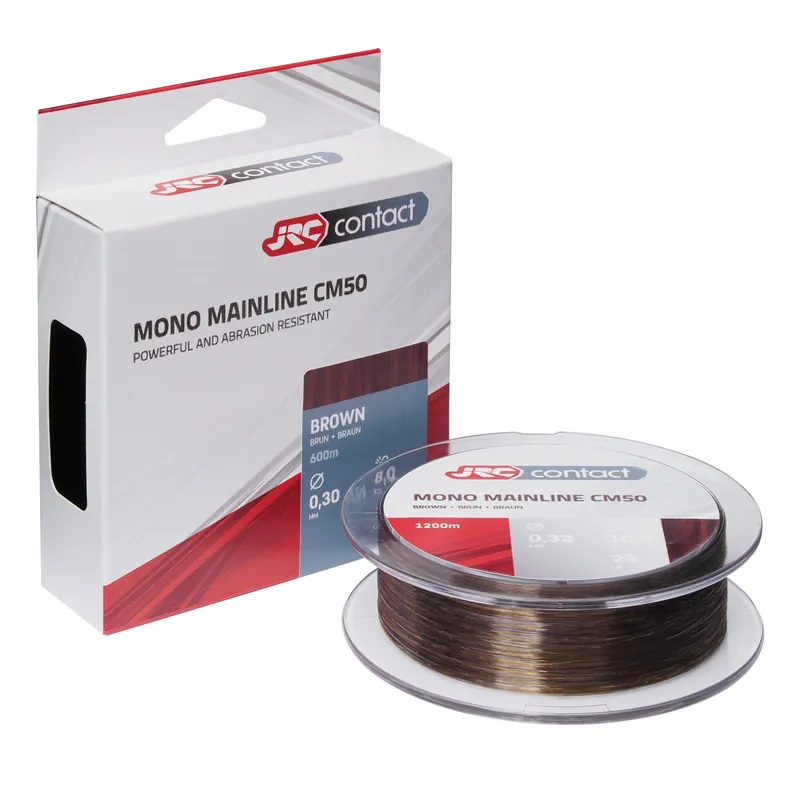 Goedkoop JRC Contact CM50 Nylon Vislijn Brown 1200m 0.28mm (7kg)