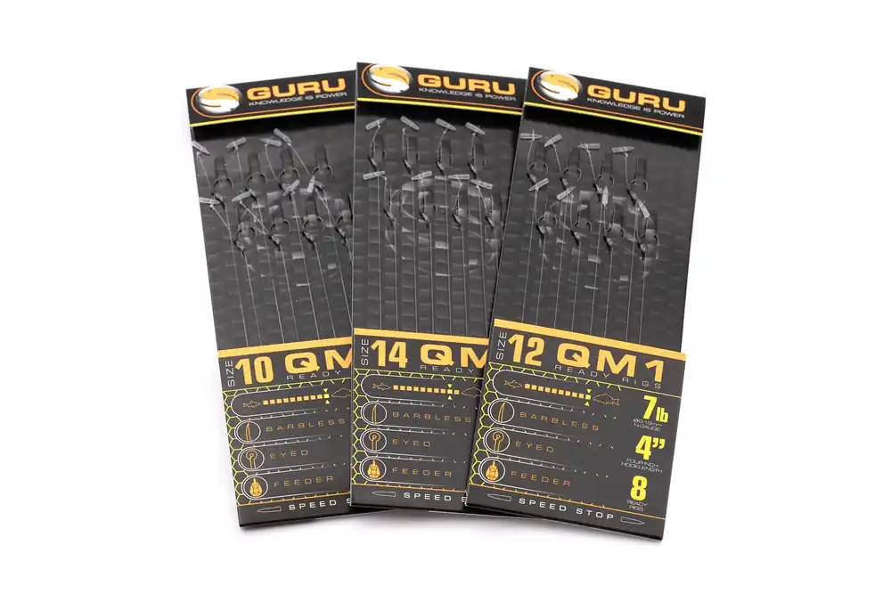 Guru QM1 Speedstop Ready Rigs Witvis Onderlijn 10cm (8 stuks) 10 Betaalbaar
