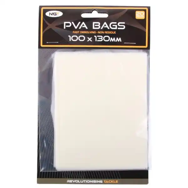 NGT PVA Bags (20pcs) 70x100 (20pcs) Beperkte Voorraad