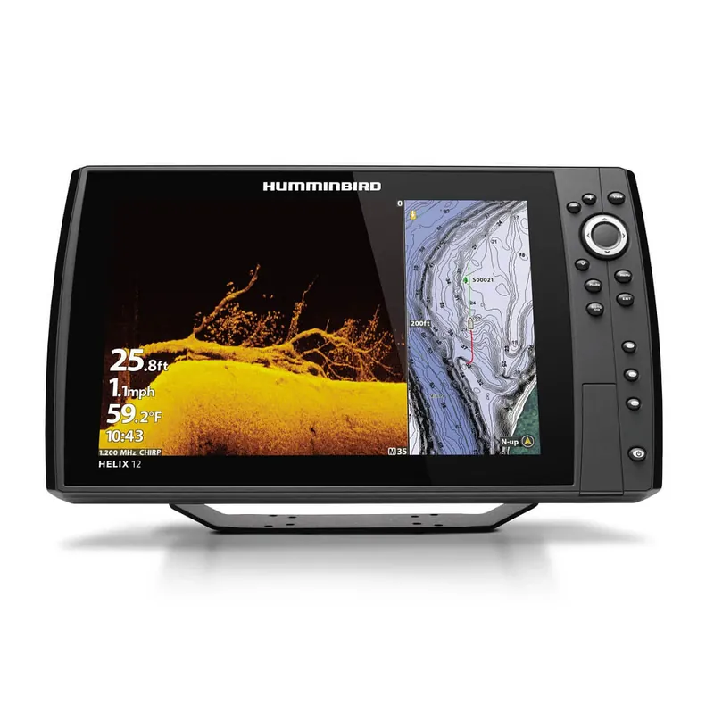 Humminbird HELIX 12 CHIRP MEGA DI+ GPS G4N Fishfinder Rechtstreeks Van De Fabrikant