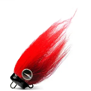 VMC Mustache Rig Red Hot Loodvrije Bucktail Jighead 11g Populair