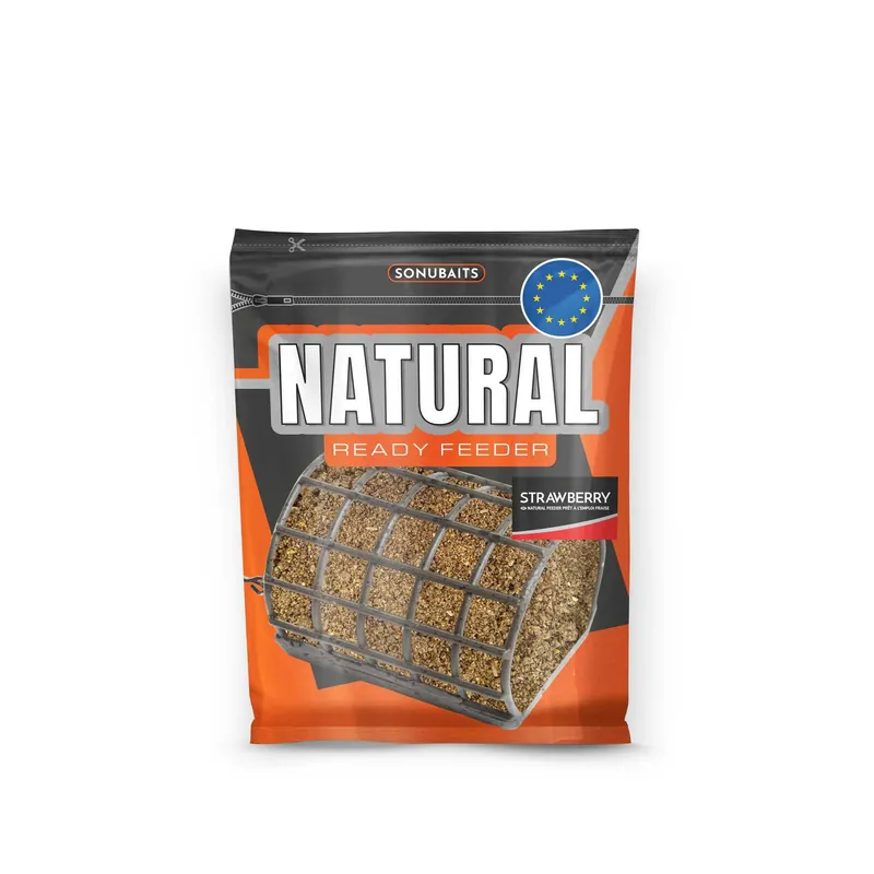 Laatste Kans Sonubaits Natural Ready Feeder Groundbait Strawberry (1kg)