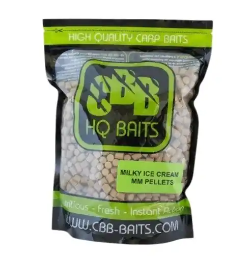 CBB Milky Ice Cream Pellets (1kg) 3mm Gecertificeerd
