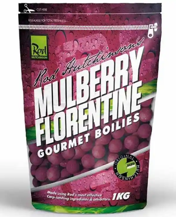 Seizoensaanbieding Rod Hutchinson Mulberry Florentine Boilies 15mm 1kg