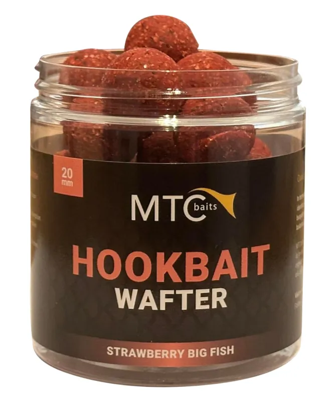 MTC Baits Strawberry Big Fish Hookbait Wafter 16mm Voordeelprijs