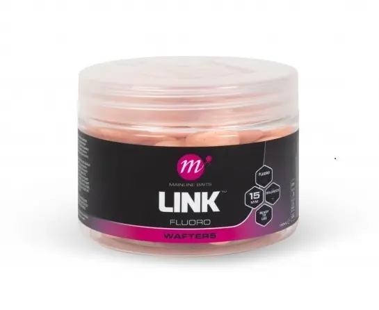 Betrouwbaar Mainline Link Fluoro Wafters (15mm) Pink