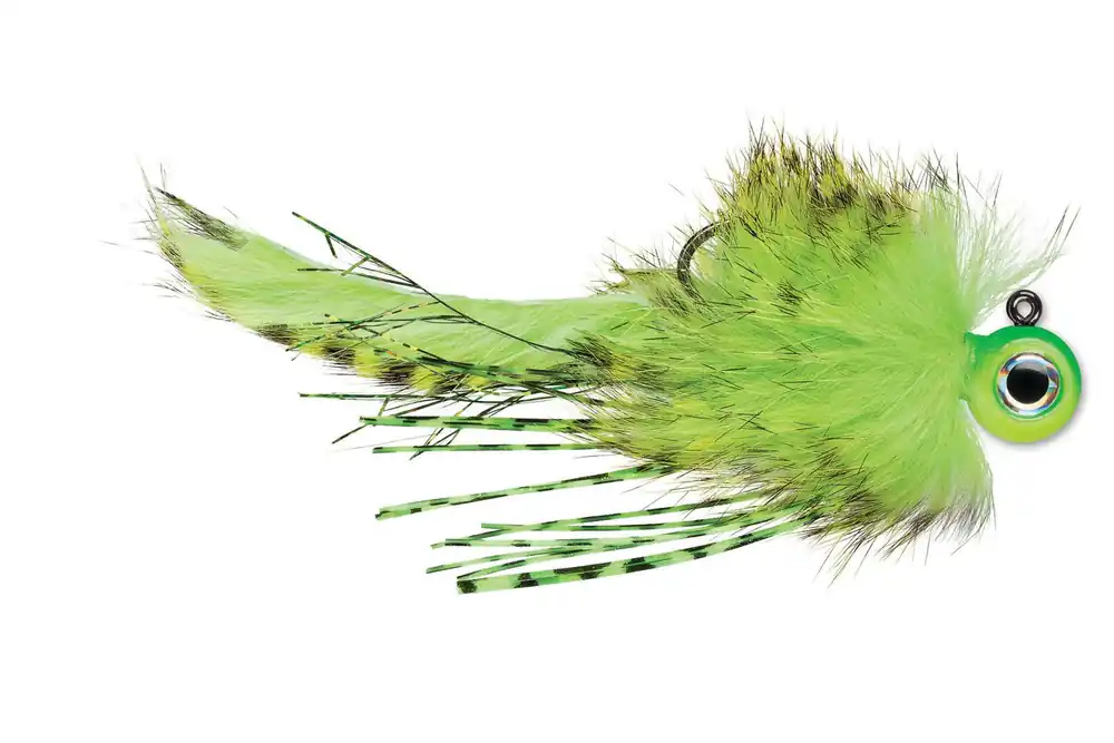 VMC Twitchin Jig Glow Green Machine UV 10.5g Beperkt Aanbod