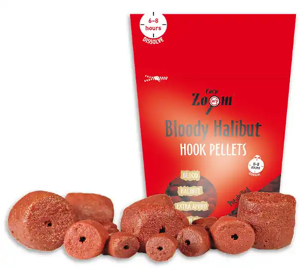 Carp Zoom Strawberry Halibut Hook Pellets 150g 8mm Laatste Versie