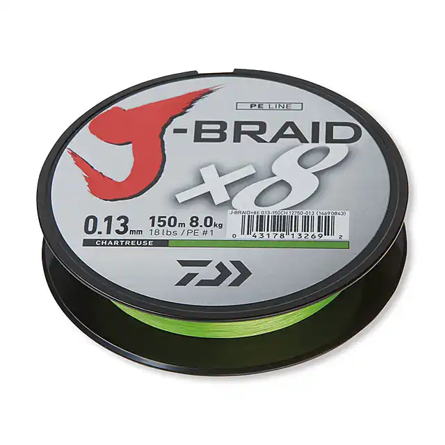 Daiwa J-Braid X8 gevlochten lijn Chartreuse Populair