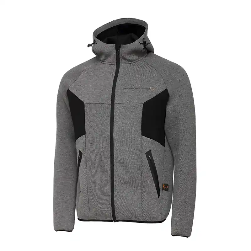 Savage Gear Tec-Foam Zip Hoodie Dark Grey Melange L Express Levering