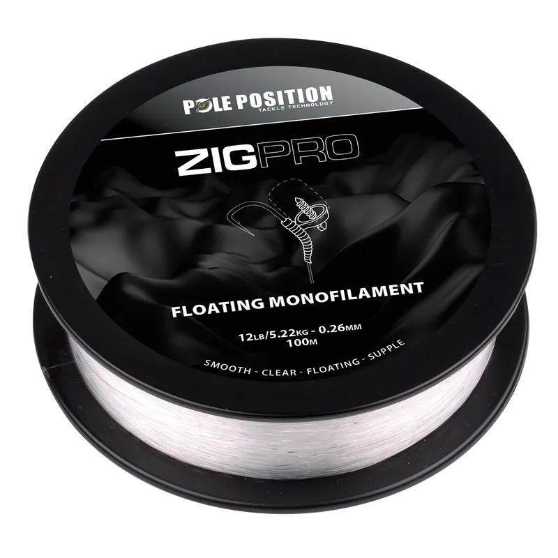 Nieuw Pole Position Zig Pro Clear Nylon Vislijn 100m 0.28mm/6.15kg