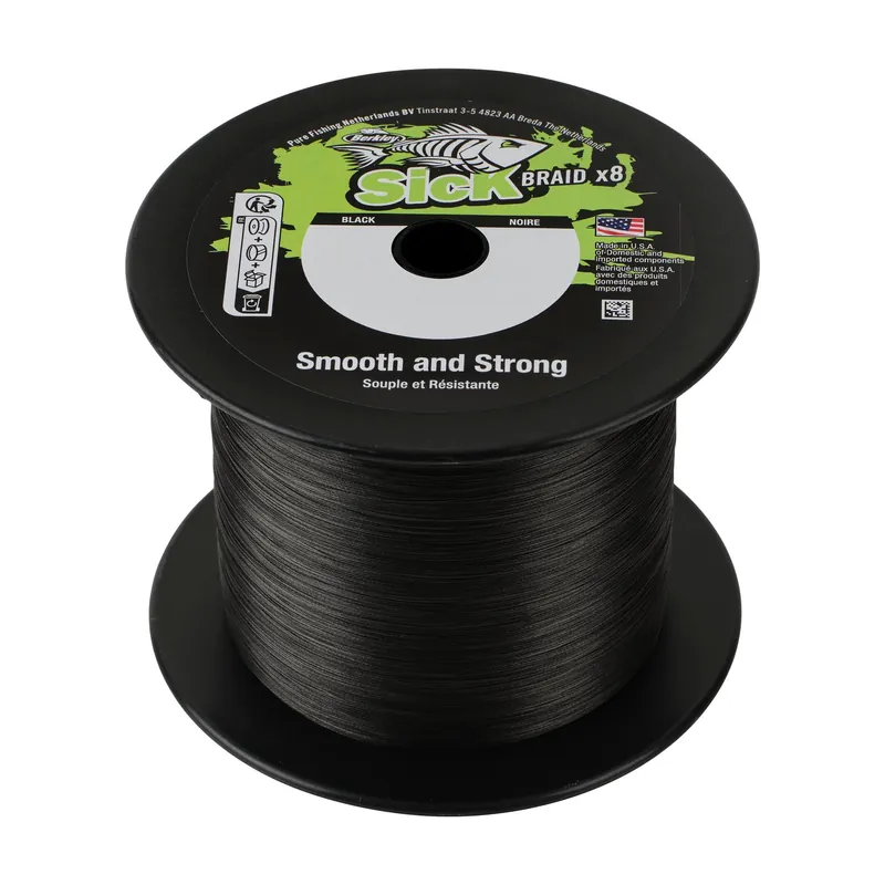 Berkley Sick Braid Gevlochten Lijn Black 2000m 0.12mm / 11.2kg Beperkte Voorraad