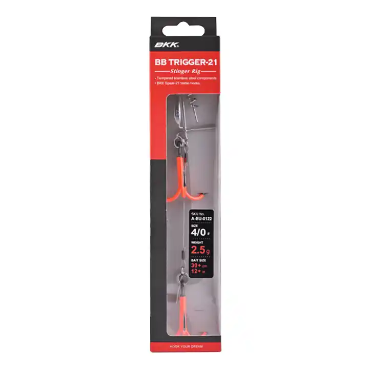 BKK BB Trigger-21 Stinger Rig UVO 1/0 Betrouwbaar