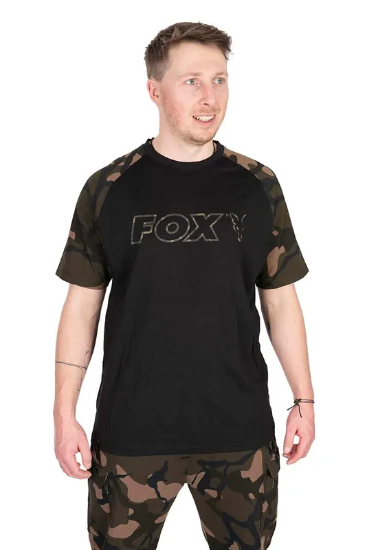 Fox Black/Camo Outline T-shirt L Gecertificeerd