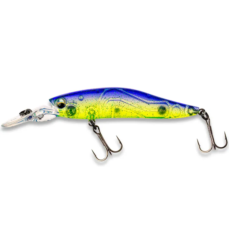 LMAB KØFI Flash Vibe 67 Suspending Medium Runner Twitchbait 6.7cm (7g) White Tiger Korting