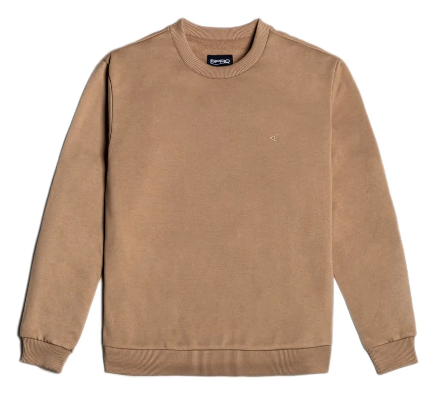 Lage Kosten Spro Sweater Crew Neck Natural L