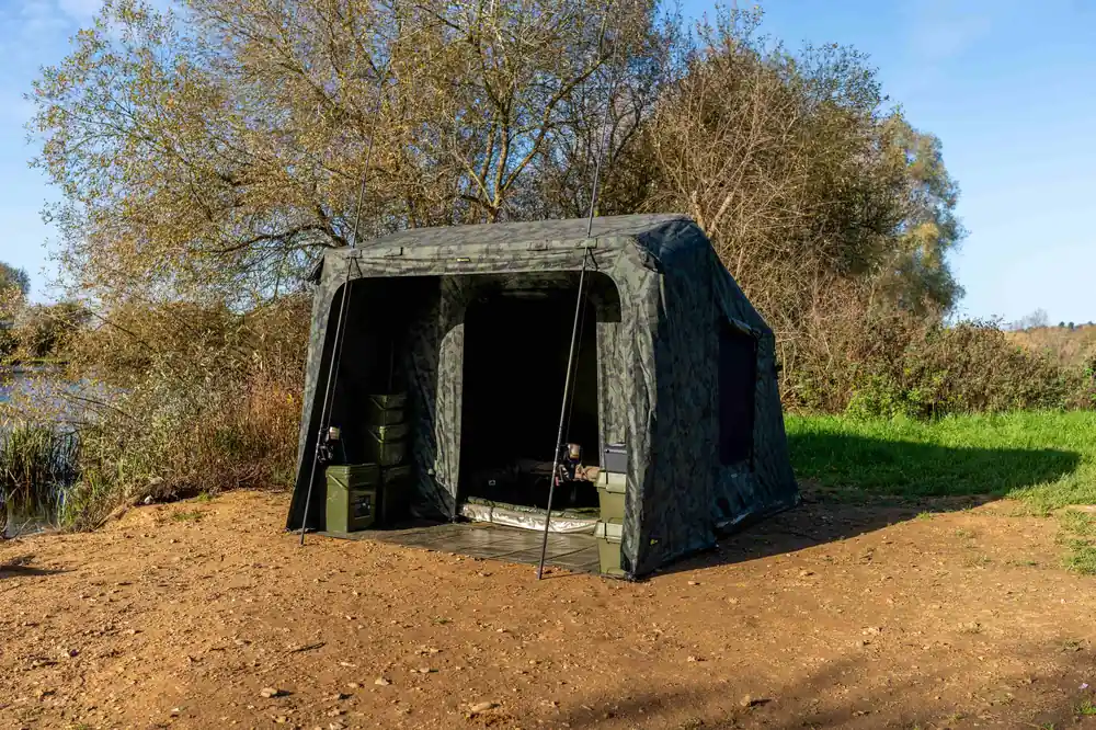 Superprijs Ridgemonkey Escape XF2 Compact v2 Camo Edition 2 Man Bivvy