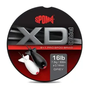 Fox Spomb XD Pro Braid Grey Gevlochten Lijn (300m) 0.18mm (10.9kg) Exclusieve Aanbieding