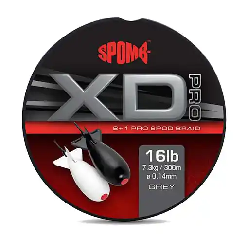 Fox Spomb XD Pro Braid Grey Gevlochten Lijn (300m) 0.18mm (10.9kg) Exclusieve Aanbieding