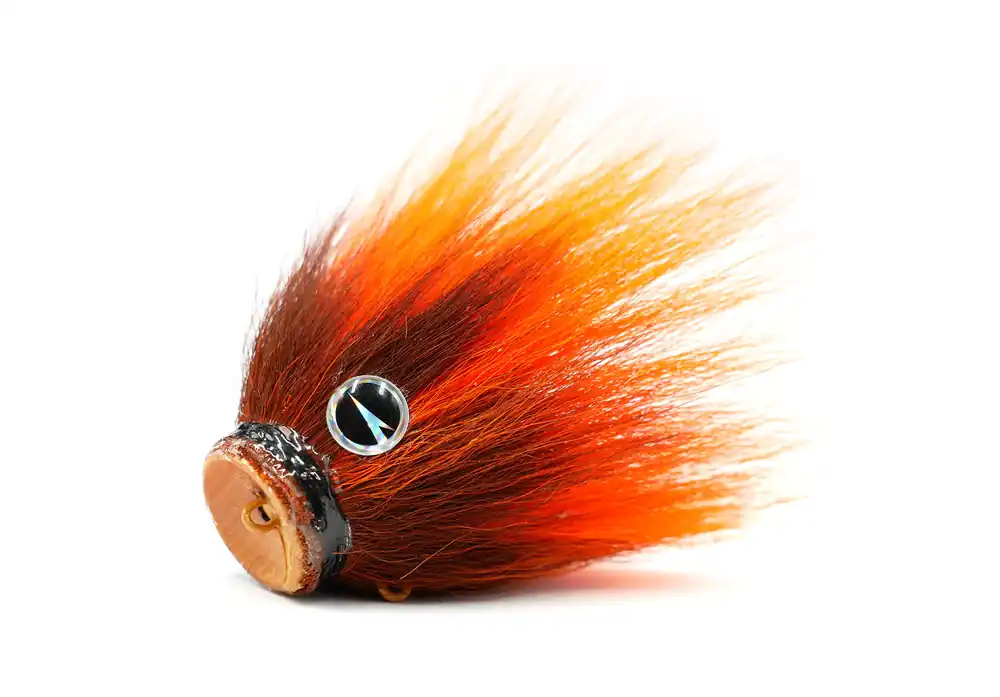 Must-Have VMC Mustache Shallow Leadfree Jighead (22g) UV Orange